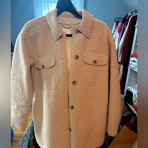 Joie Sherpa Button up Shacket